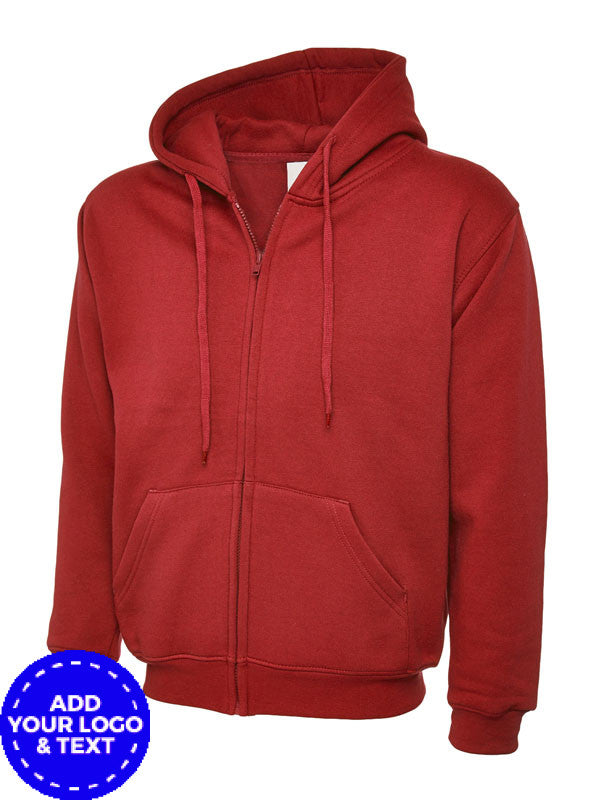 Adults Classic Full Zip Hooded Sweatshirt