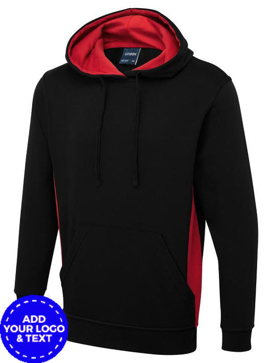 Two Tone Hooded Sweatshirt